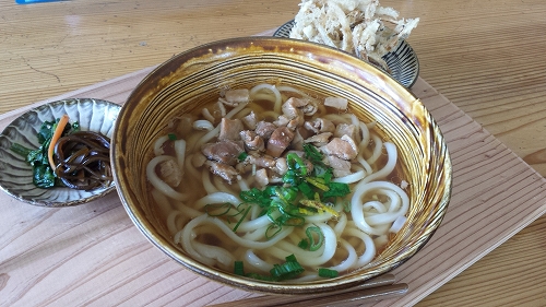 鶏ごぼう天うどん