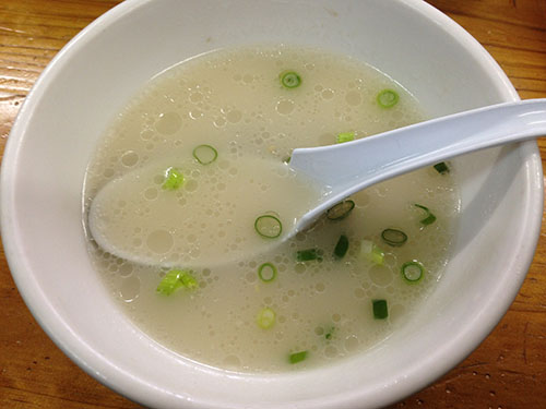 ラーメンスープ。