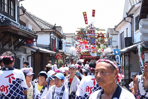 豆田下町の山鉾です!