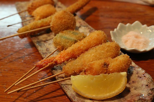 工夫が凝らされたじーわんの串揚げ!!