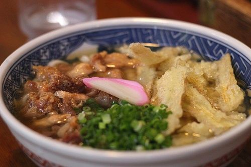 地鶏ごぼ天うどん / 760円