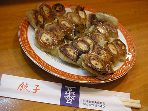 一品香の餃子。
