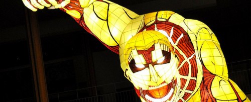 まさか・・・!!進撃の巨人が登場!?
