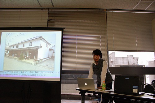 OBの一人、日出町で「亀屋スタイル」を経営する梶原氏