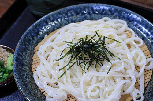 モチモチと美味しい、ざるうどん