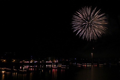 観光祭の花火、今年も見事でした。