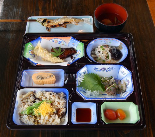 鮎定食