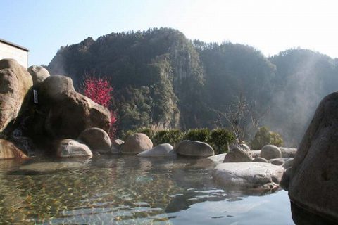 梅の香温泉なごりの湯での露天風呂!!