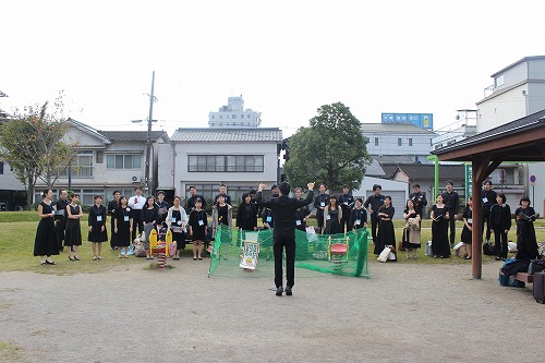 日田中央公園でボイス・チェック!