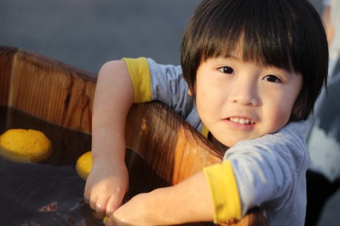 天ヶ瀬温泉の手湯。気持ちよかった?